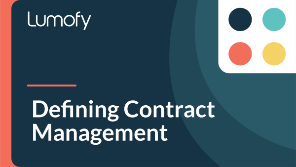 Defining Contract Management