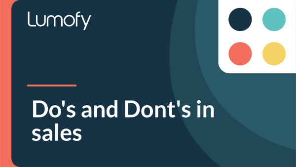 Do‚Äôs and Don'ts in Sales