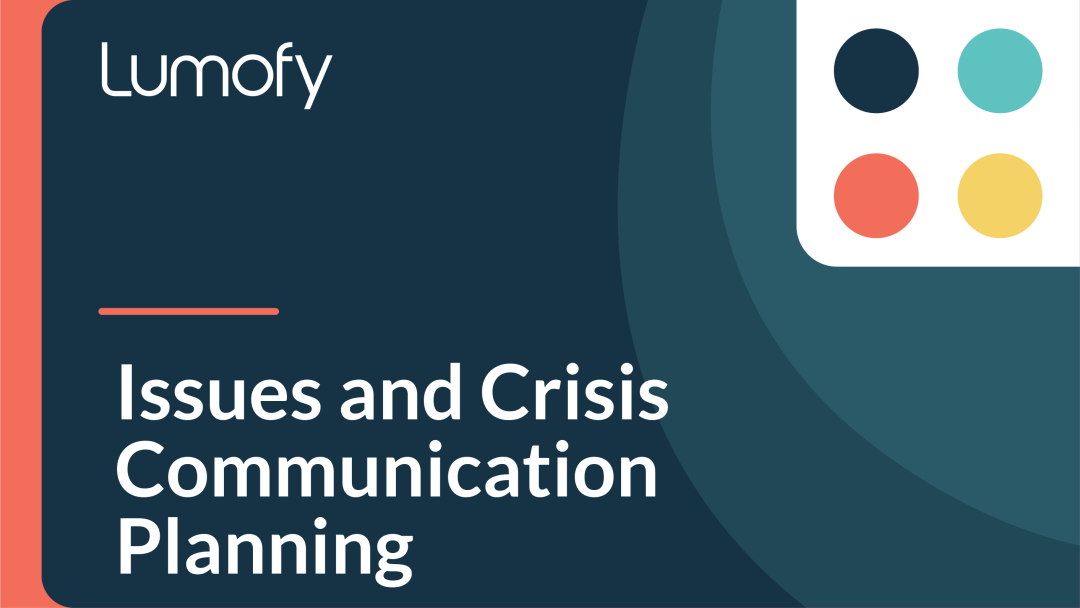 Issues and Crisis Communication Planning