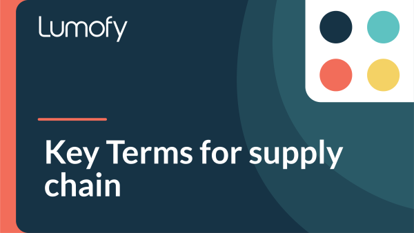 Key Terms for Supply Chain