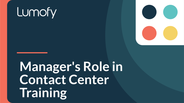 Manager's Role in Contact Center Training