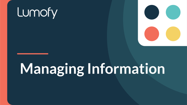 Managing Information