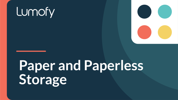 Paper and Paperless Storage