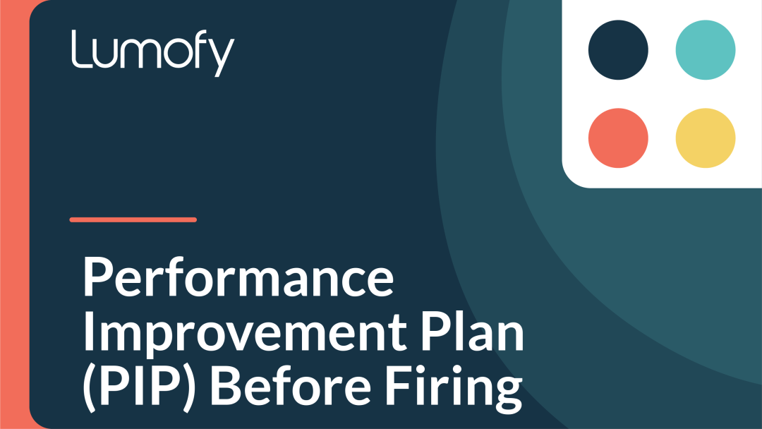 Performance Improvement Plan (PIP) Before Firing