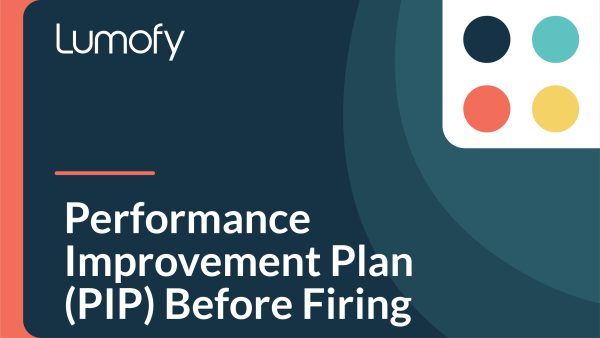 Performance Improvement Plan (PIP) Before Firing