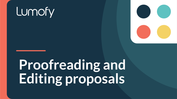 Proposal Proofreading and Editing
