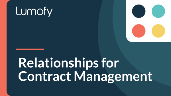 Relationships for Contract Management