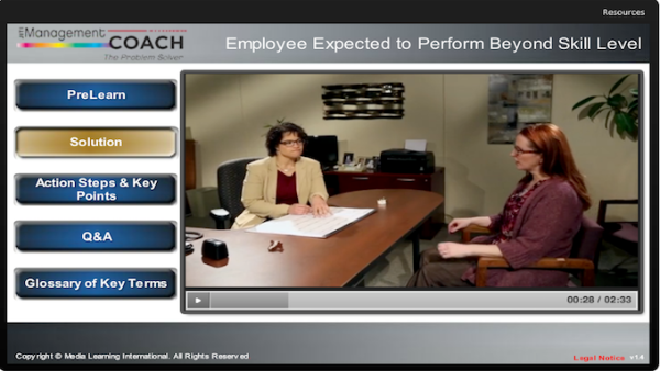 Management Coach: Employee Expected to Perform Beyond Skill Level