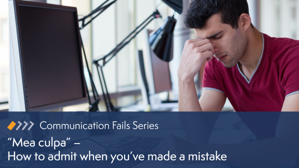 How to Admit When You‚Äôve Made a Mistake
