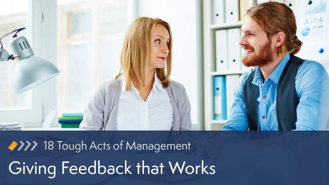 Giving Feedback that Works