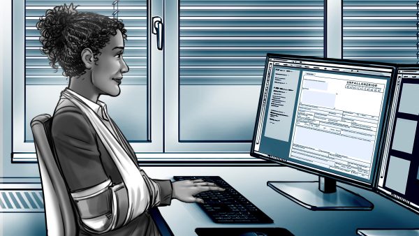 Erkennen und Melden von Arbeitsunf√§llen: Click & Learn