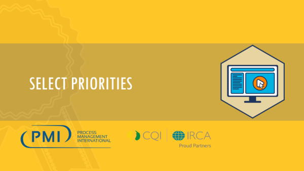 Lean Six Sigma Yellow Belt: Select Priorities 2 of 26