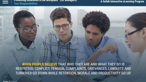 Preventing Retaliation in the Workplace: Recognize. Respond. Resolve.‚Ñ¢ (Manager)