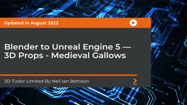 Blender to Unreal Engine 5: Part 1. 3D Props - Medieval Gallows