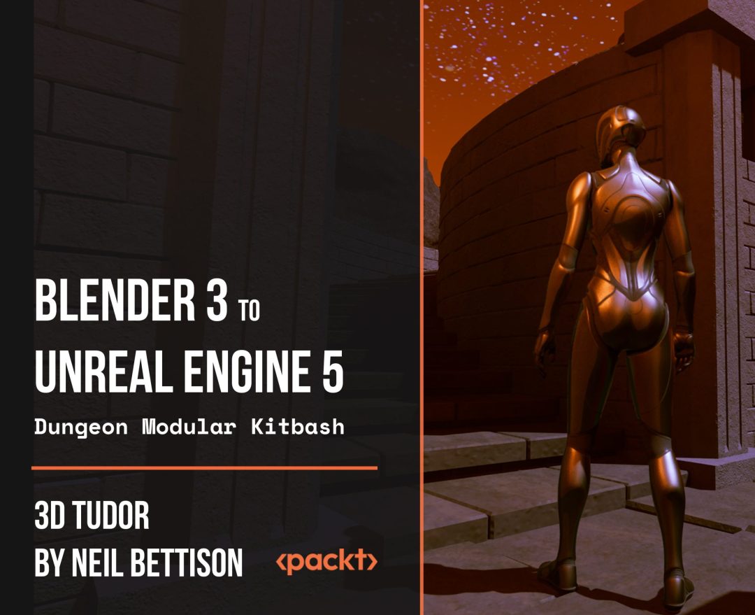 Blender 3 to Unreal Engine 5: Dungeon Modular Kitbash