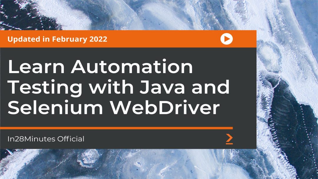 Learn Automation Testing with Java and Selenium Webdriver