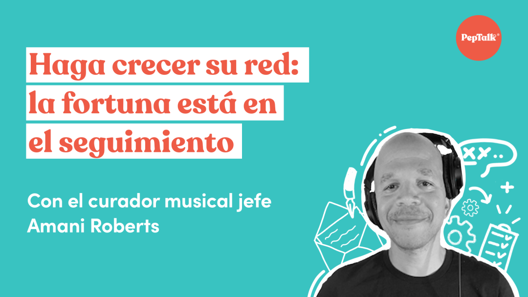 Haga crecer su red la fortuna está en el seguimiento