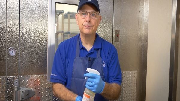 Hospital Environmental Services: Use of Spray Bottles