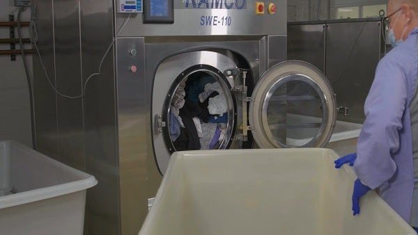 Hospital Environmental Services: Using a Commercial Washer