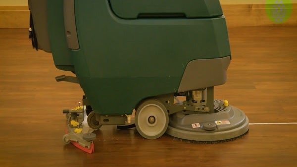 Hospital Environmental Services: Using a Floor Scrubbing Machine
