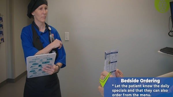 Hospital Foodservices Patient Services: Bedside Ordering