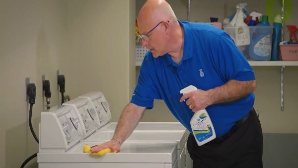 Environmental Services for Senior Living: How to Clean a Guest Laundry Room
