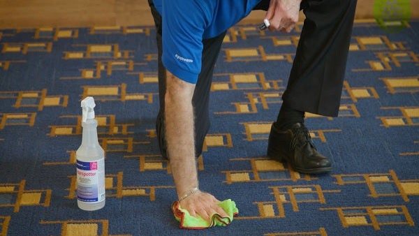 Hospital Environmental Services: Spot Cleaning for Carpet