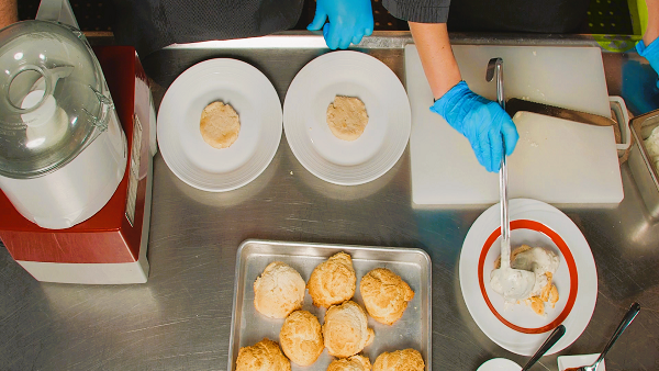 IDDSI Culinary Basics: Biscuits and Gravy - IDDSI Levels EC7, 6, 5, PU4
