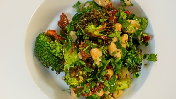 Meatless Eats: A Plant-Based Cooking Series - White Bean and Roasted Broccoli Salad