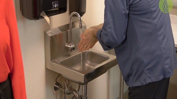CMS Food Service: Core Competencies - Proper Hand Washing Demonstration