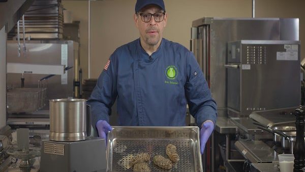 Pineapple Purée Program: How to Purée Salisbury Steak