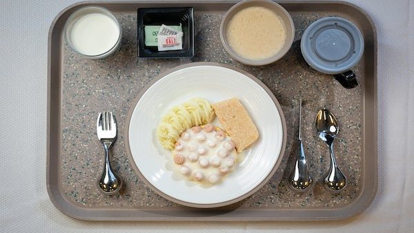 Pineapple Purée Program: How to Plate Egg, Cheese, and Meat Scramble