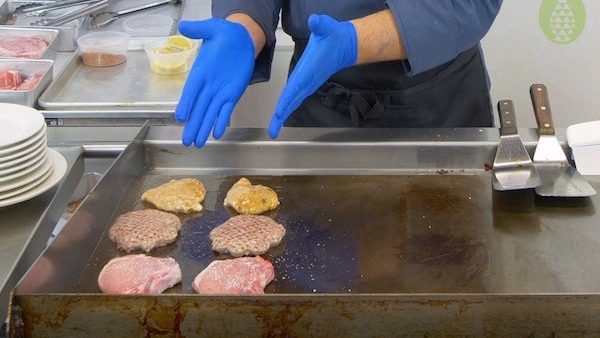 Culinary: Basics - Flat Top Griddle - Cooking Chicken, Beef Patties, and Pork Chops