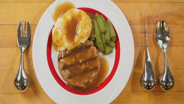 Pineapple Purée Program: How to Plate Hamburger Purée