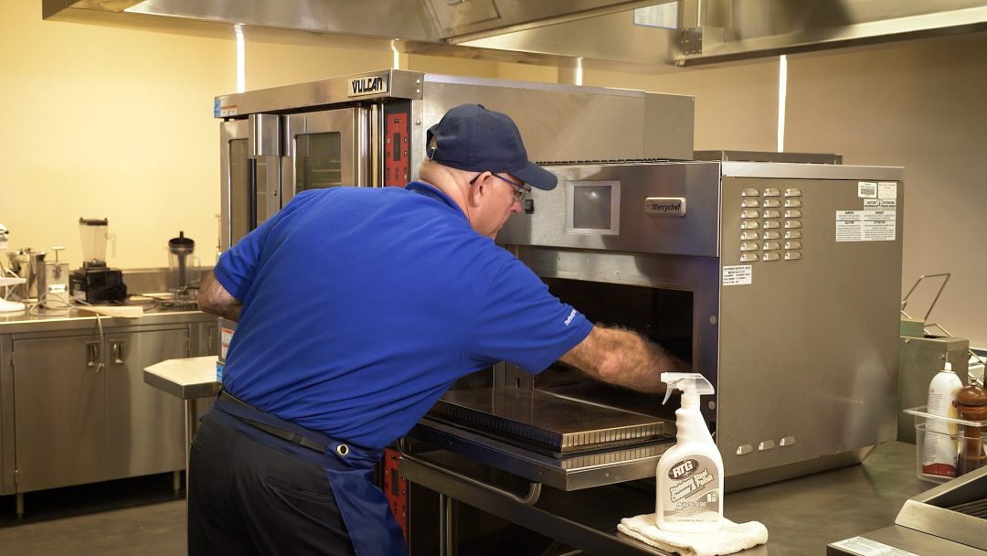 Commercial Kitchen Cleaning: Cleaning a Rapid Cook Oven