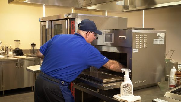 Commercial Kitchen Cleaning: Cleaning a Rapid Cook Oven