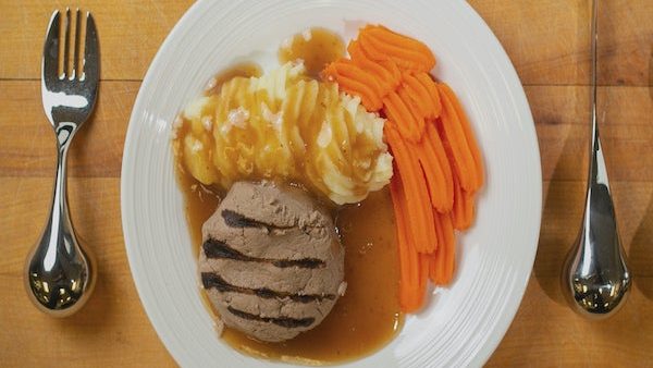 Pineapple Purée Program: Reverse Purée Plating