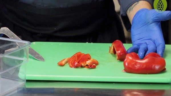 Culinary: Basics - Knife Cuts - Bell Pepper