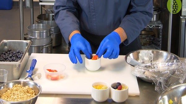 Culinary: Advanced - Cold Breakfast Items - Fruit Cups and Cottage Cheese with Fruit