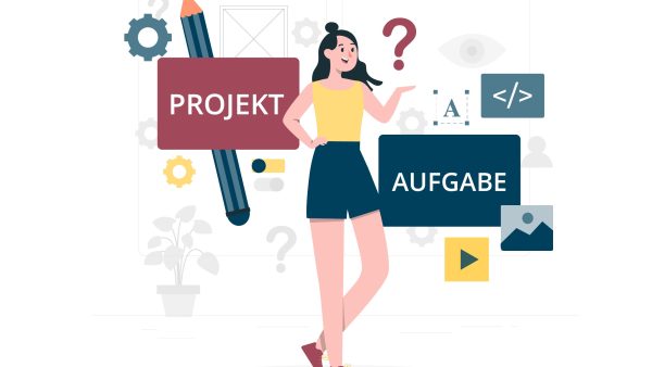 Ein Projekt von einer Aufgabe unterscheiden
