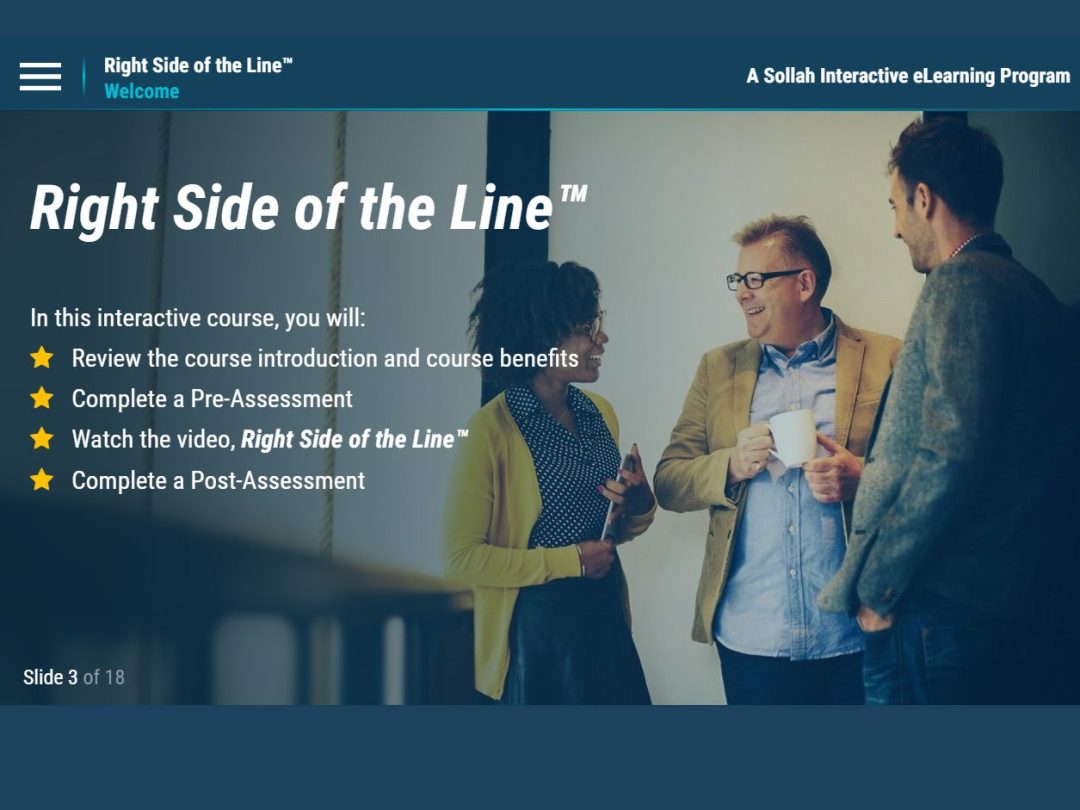 Right Side of the Line: Creating a Respectful and Harassment-Free Workplace‚Ñ¢