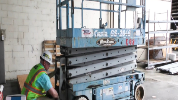 Scissor Lift Aerial Platform: Scissor Lift Inspection