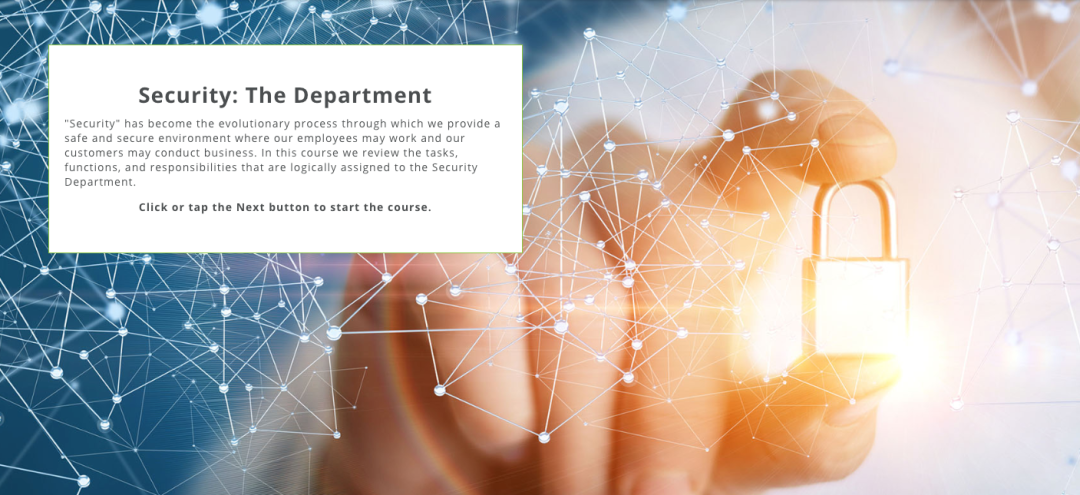 Security: The Department