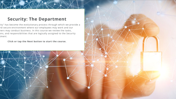 Security: The Department