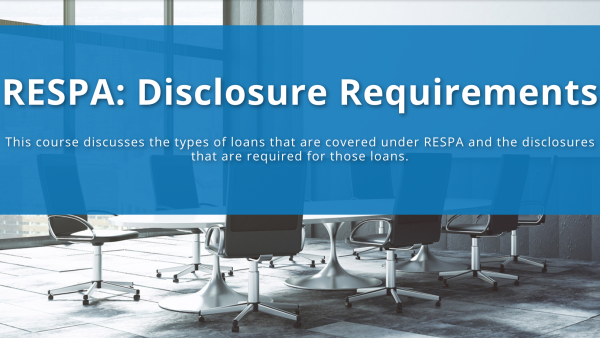 RESPA: Disclosure Requirements