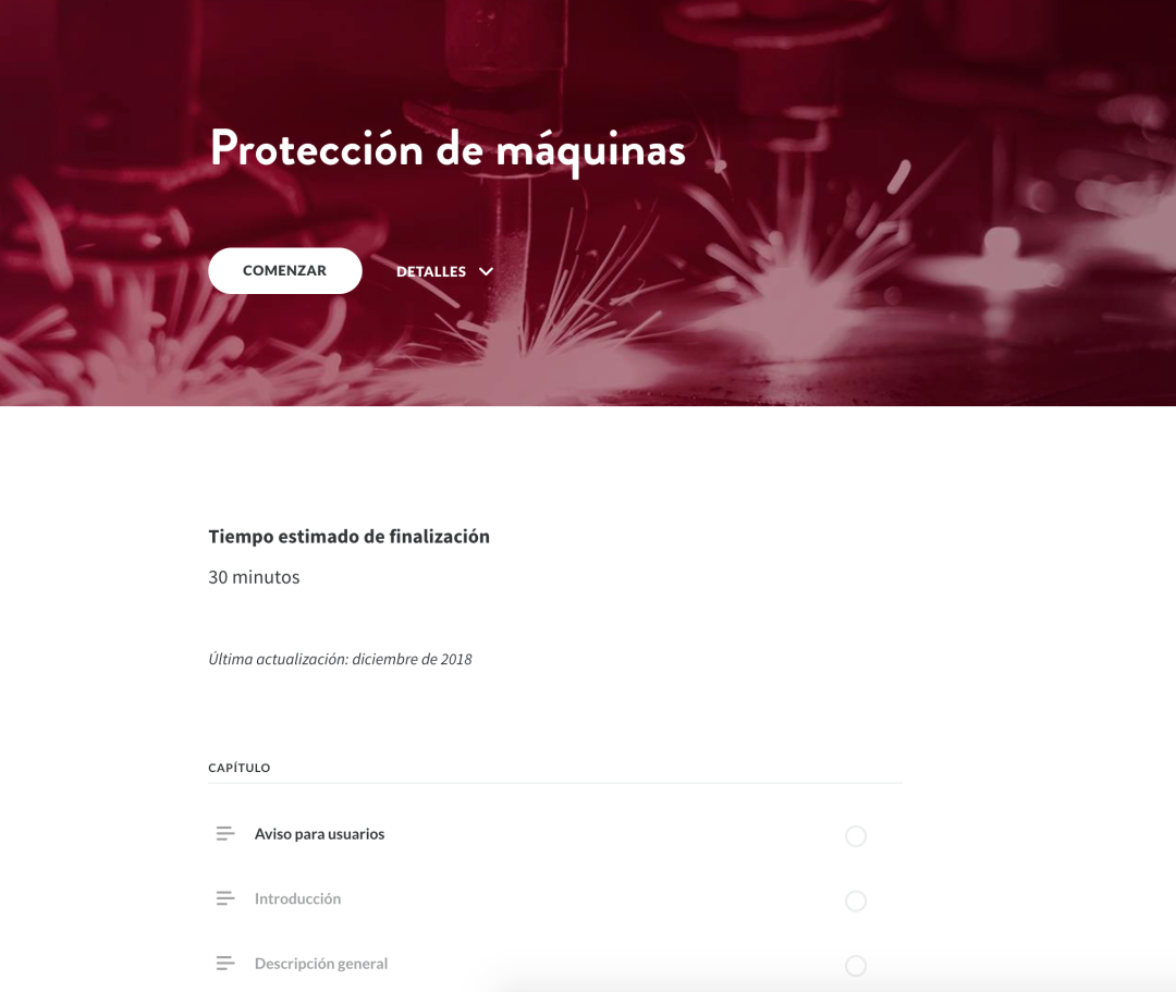 Protección de máquinas