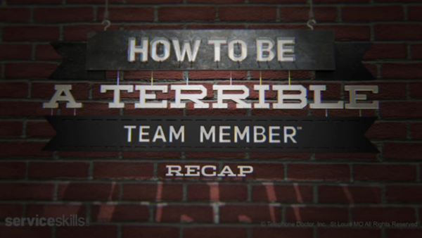 How to Be a Terrible Team Member: The Close