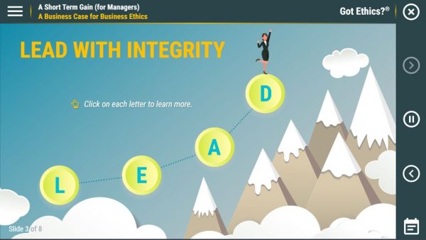 Got Ethics?¬Æ: A Short Term Gain (Manager)
