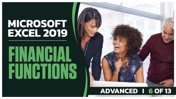 Microsoft Excel 2019 Advanced: Financial Functions: 6 of 13