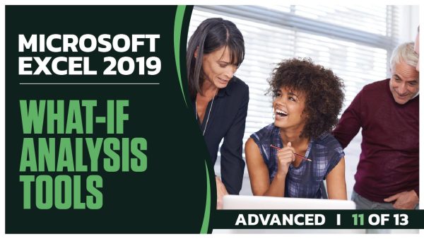 Microsoft Excel 2019 Advanced: What-If Analysis Tools: 11 of 13